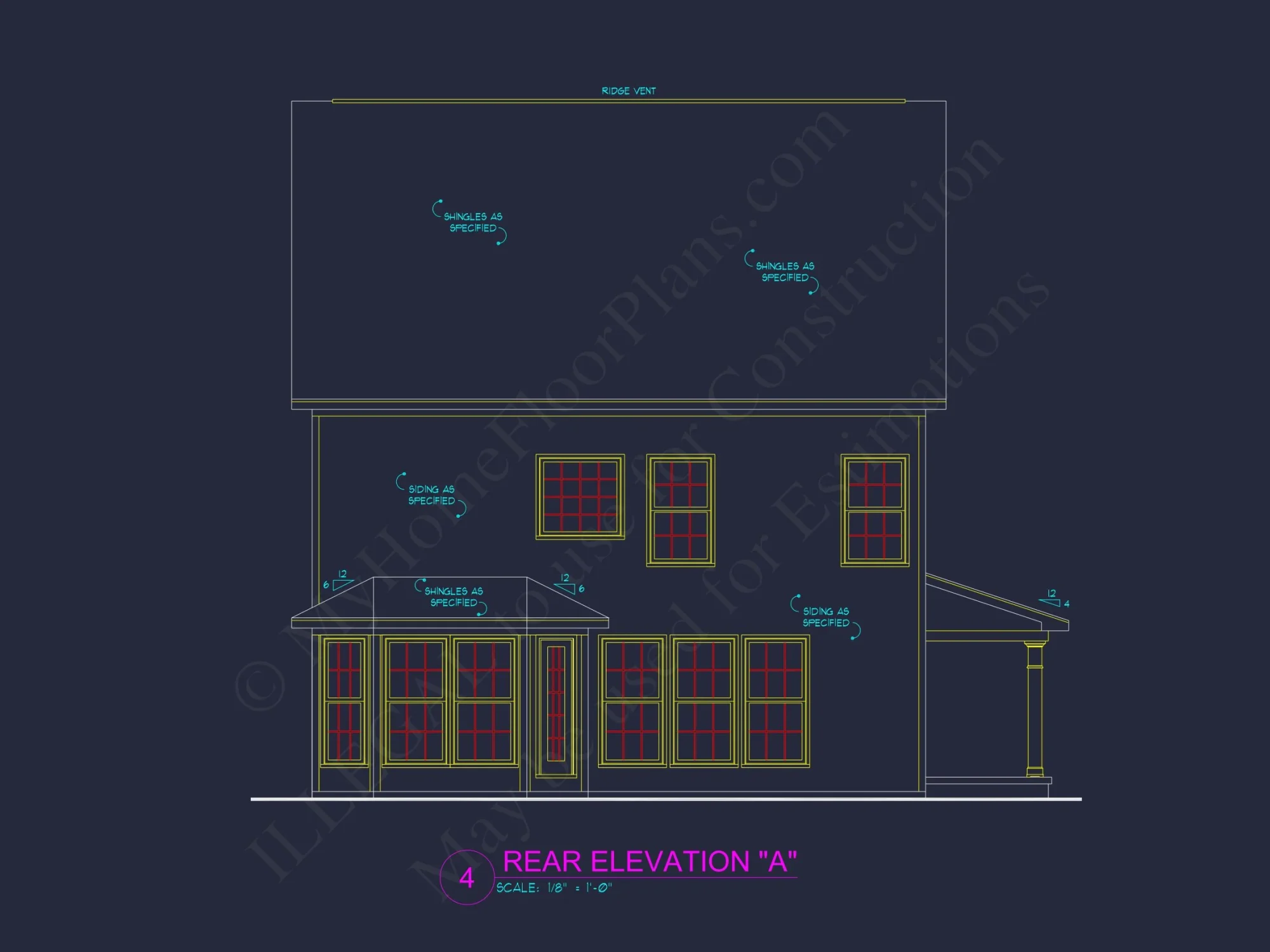 Beautiful house Plan with 2 Floors & CAD Architectural Design