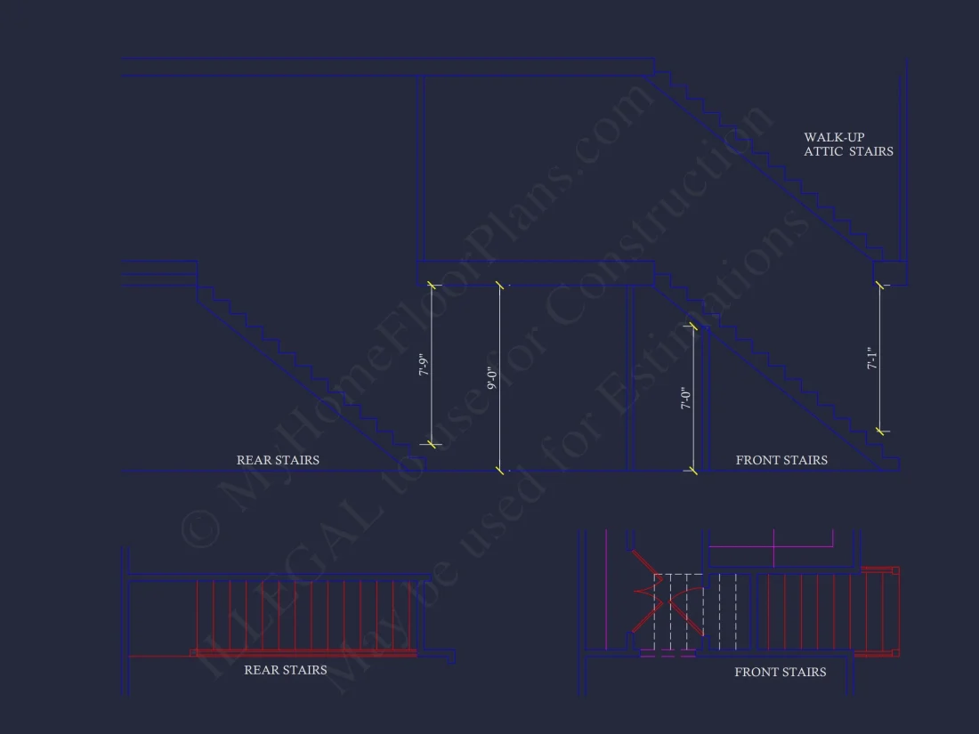 2-Story Traditional house Plan w/Open Floor Plan - 3845 SqFt