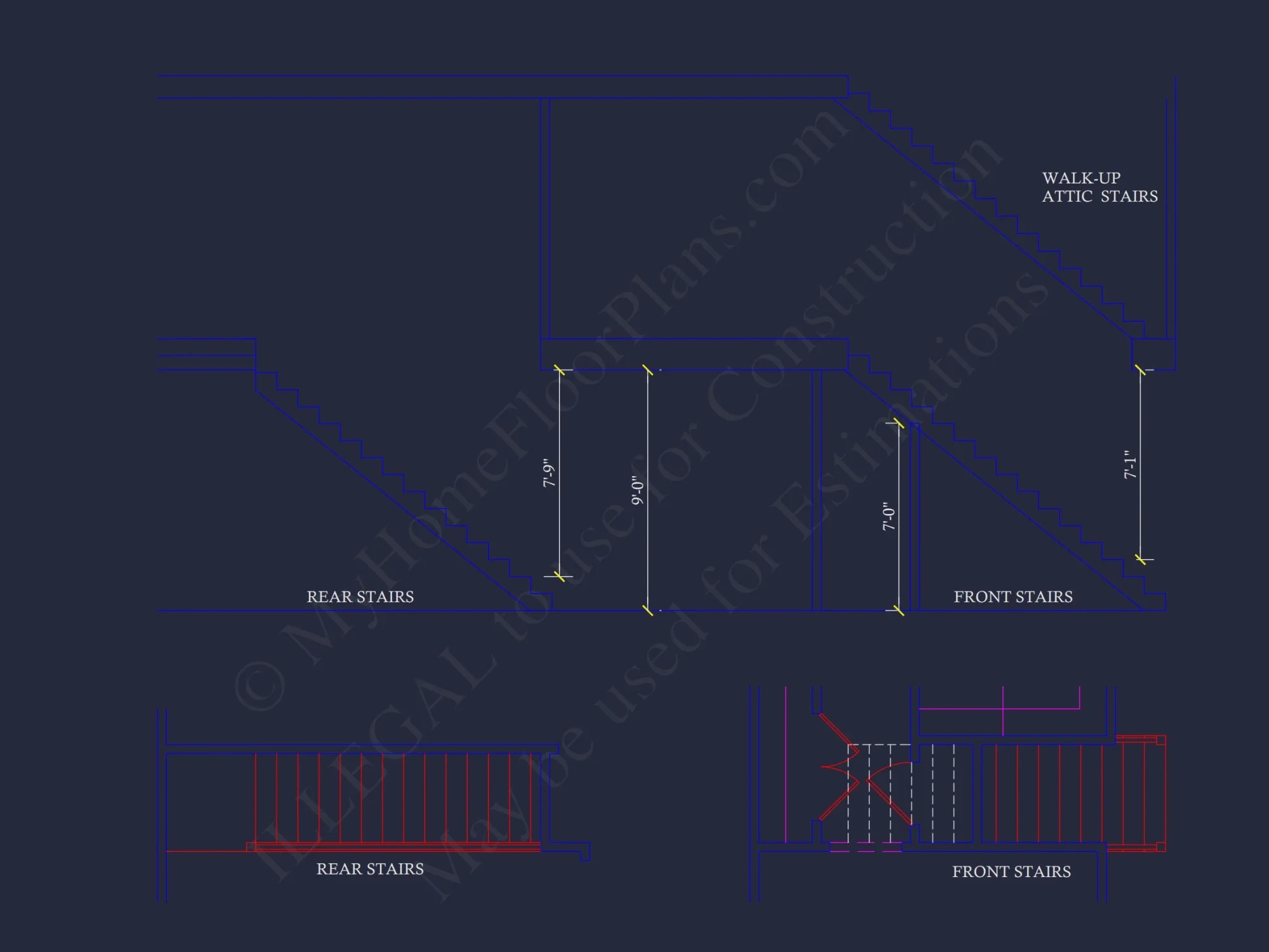 2-Story Traditional house Plan w/Open Floor Plan - 3845 SqFt