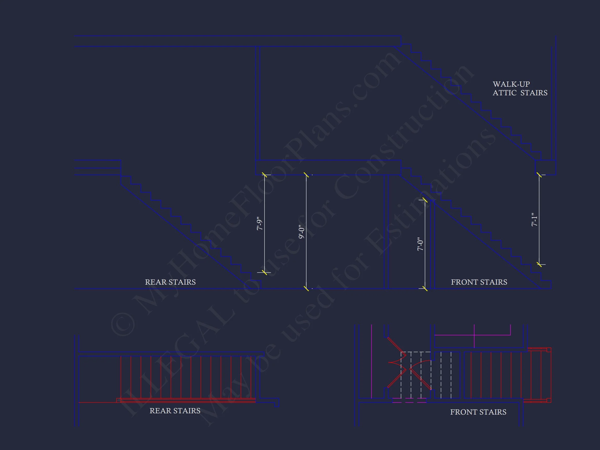 10-1925 HOUSE PLAN - 2-Story Traditional House Plan w/Open Floor Plan - 3845 SqFt 14 2-Story Traditional house Plan w/Open Floor Plan - 3845 SqFt
