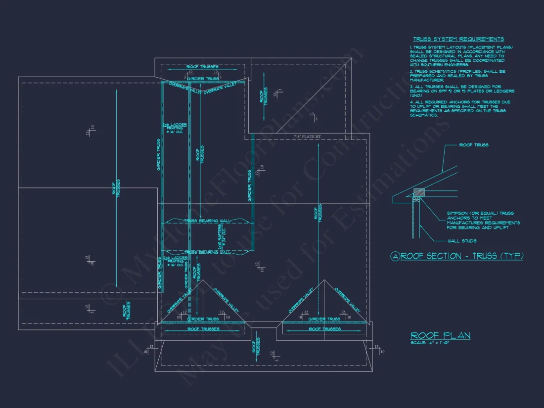 2-Story Traditional house Plan w/Open Floor Plan - 3845 SqFt