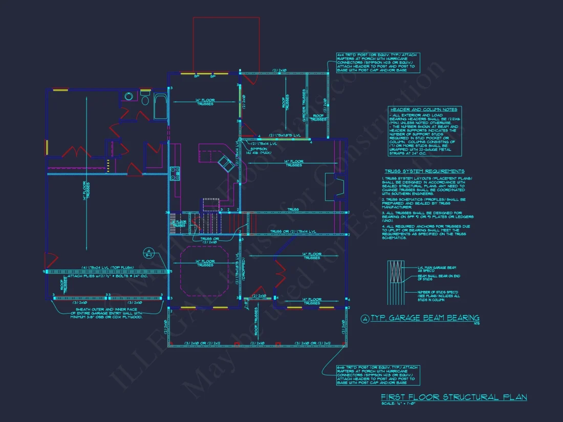 2-Story Traditional house Plan w/Open Floor Plan - 3845 SqFt