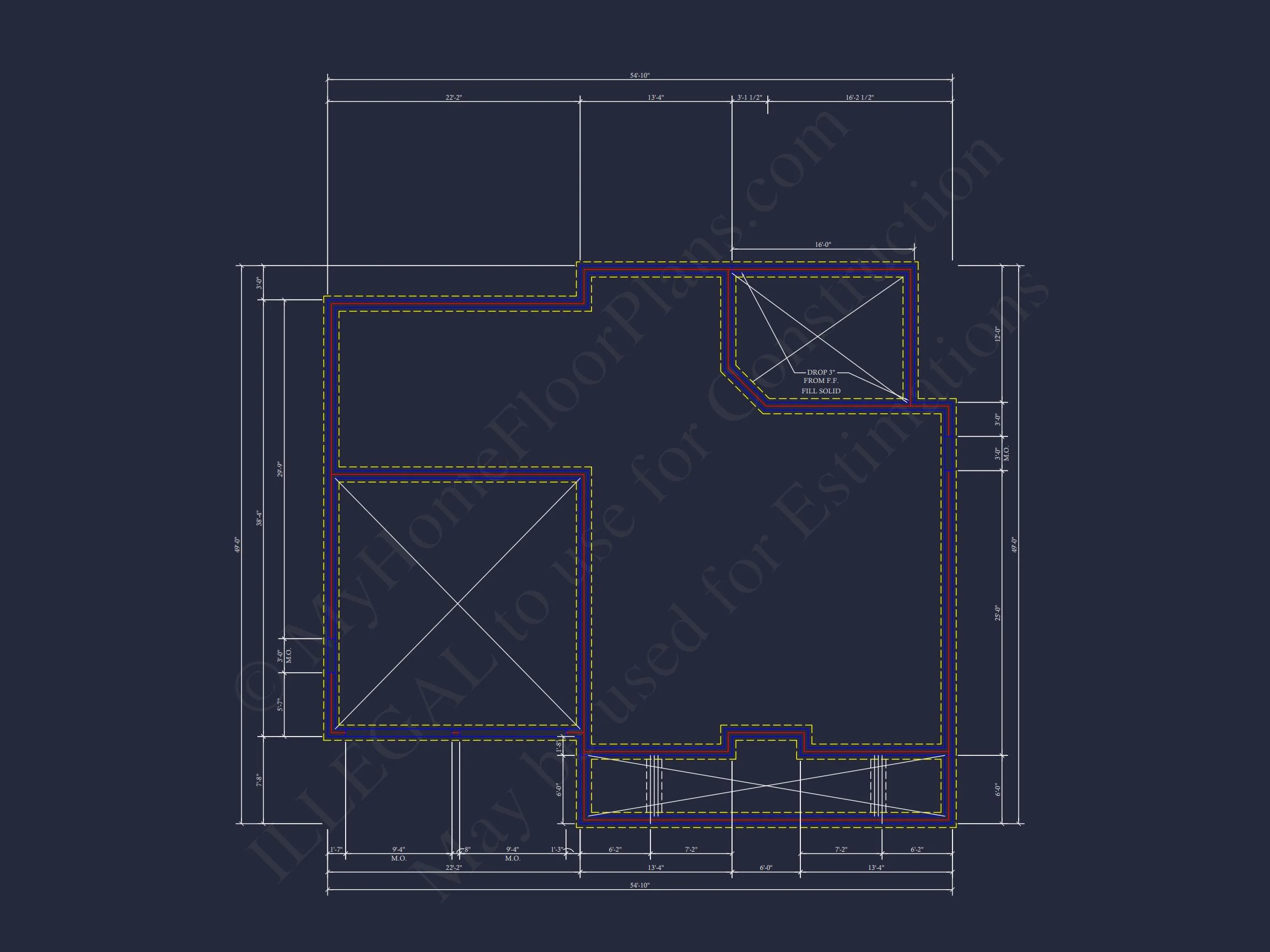 10-1925 HOUSE PLAN - 2-Story Traditional House Plan w/Open Floor Plan - 3845 SqFt 7 2-Story Traditional house Plan w/Open Floor Plan - 3845 SqFt