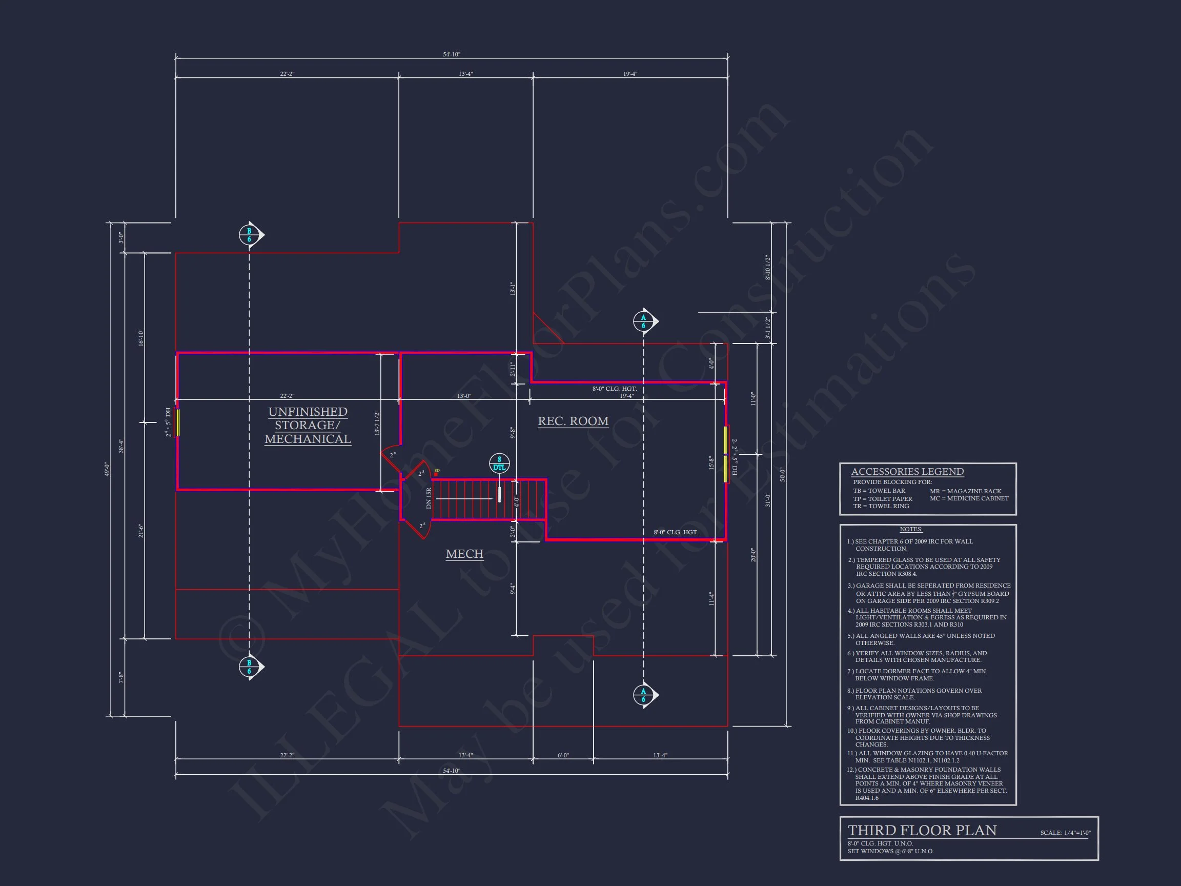 10-1925 HOUSE PLAN - 2-Story Traditional House Plan w/Open Floor Plan - 3845 SqFt 6 2-Story Traditional house Plan w/Open Floor Plan - 3845 SqFt