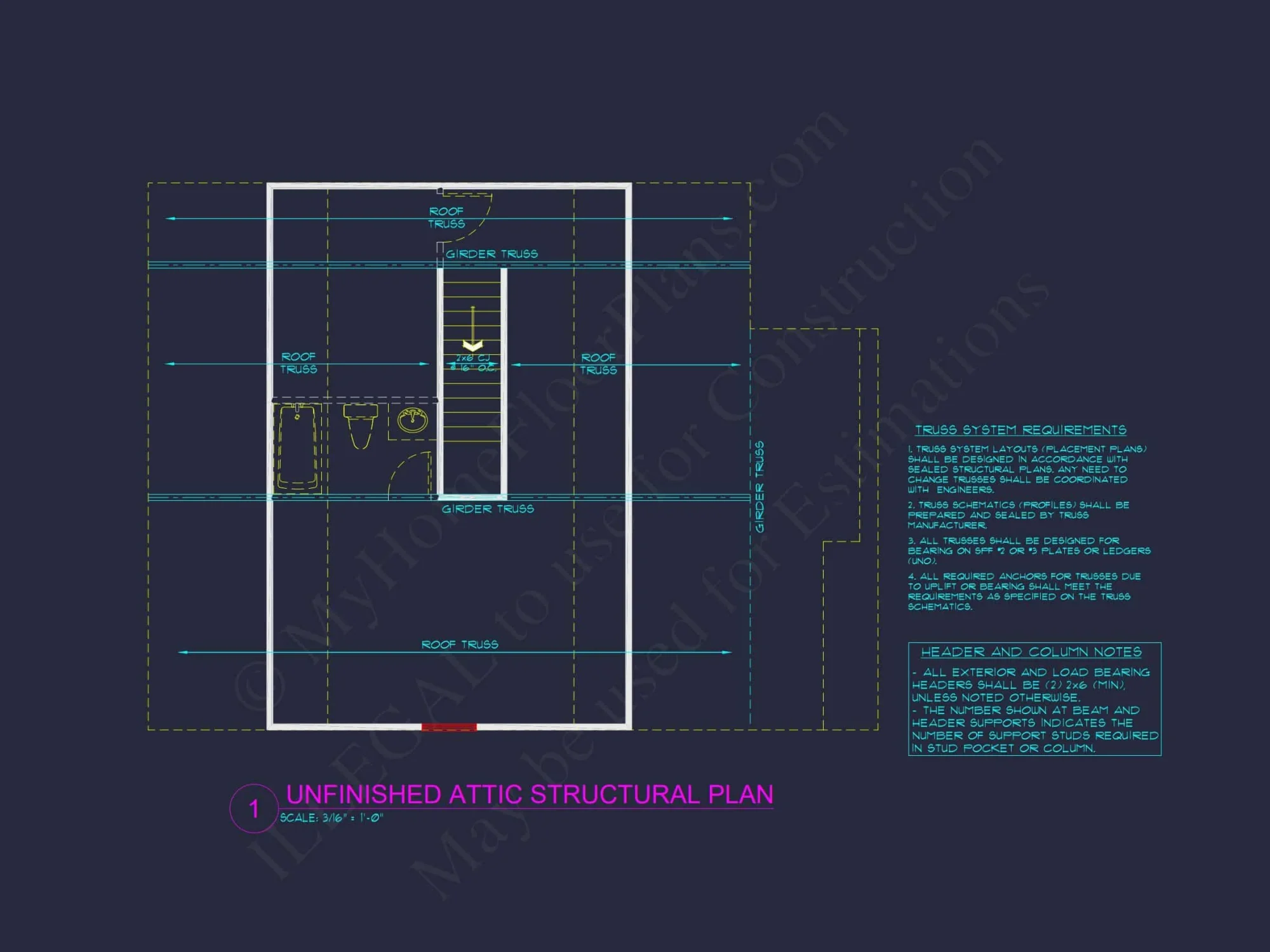 house Floor Plan Designs: Blueprint for 1798 Sq. Ft. 3-Bed house