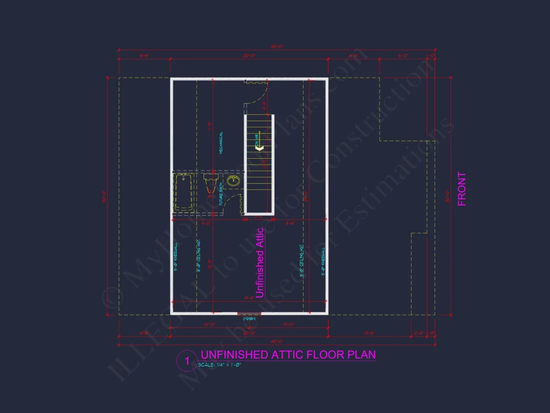 house Floor Plan Designs: Blueprint for 1798 Sq. Ft. 3-Bed house