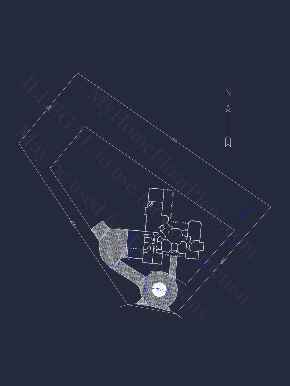 Customizable house Plan with 2-Story Blueprint and CAD Designs