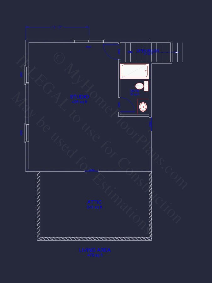 Customizable house Plan with 2-Story Blueprint and CAD Designs