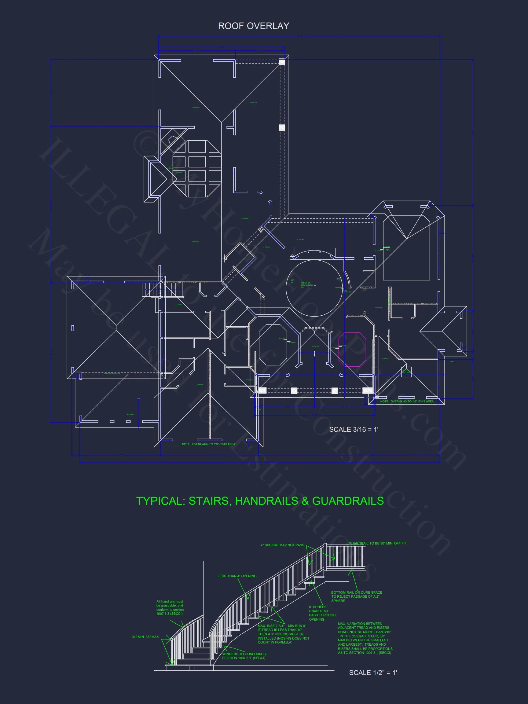 Customizable house Plan with 2-Story Blueprint and CAD Designs