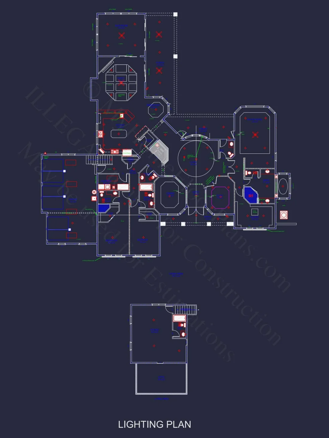 Customizable house Plan with 2-Story Blueprint and CAD Designs