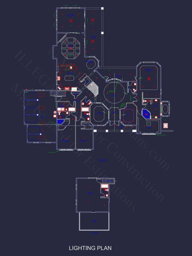 Customizable house Plan with 2-Story Blueprint and CAD Designs