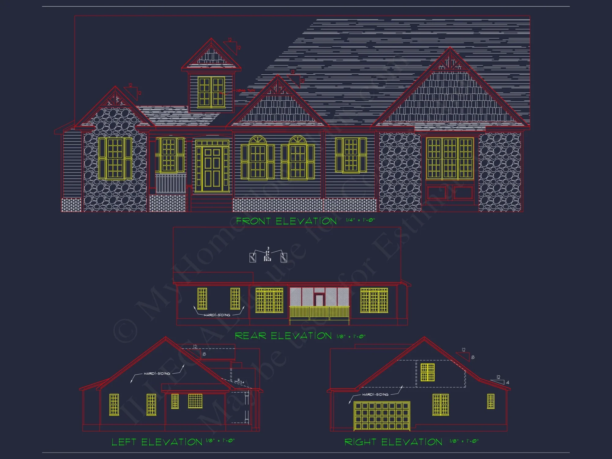Modern Craftsman house Plan with Open Floor Blueprint Designs
