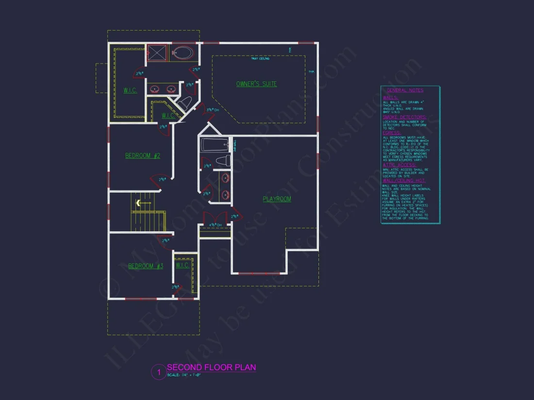 Craftsman house Plan with CAD Blueprint and Open Floor Plan
