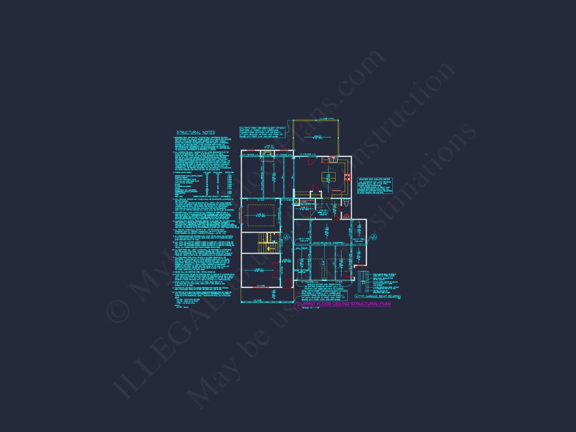 Spacious house Plan with CAD Floor Designs and Blueprint