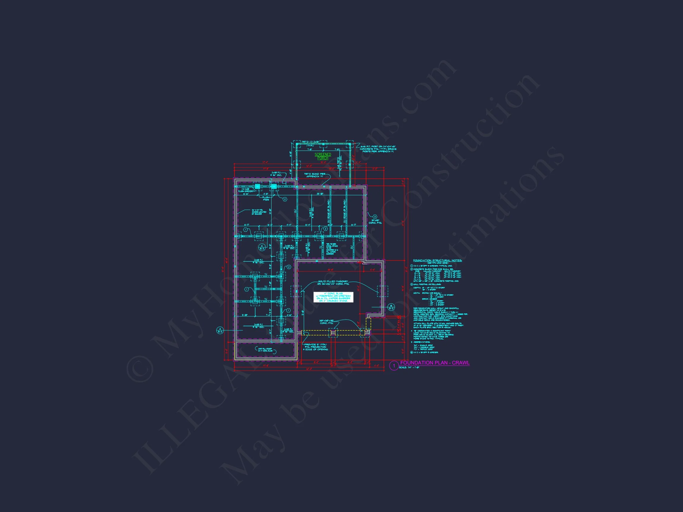 Spacious house Plan with CAD Floor Designs and Blueprint