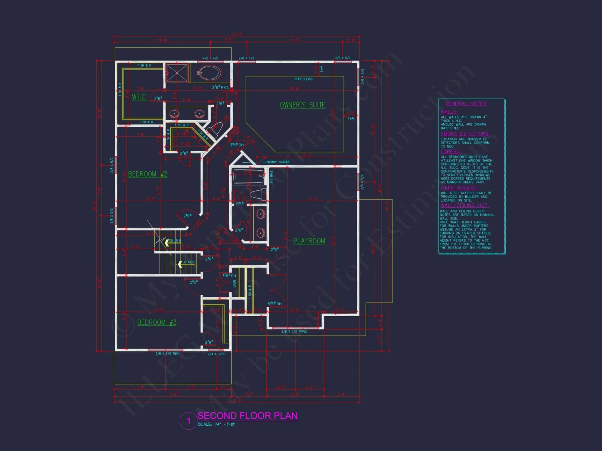 Spacious house Plan with CAD Floor Designs and Blueprint