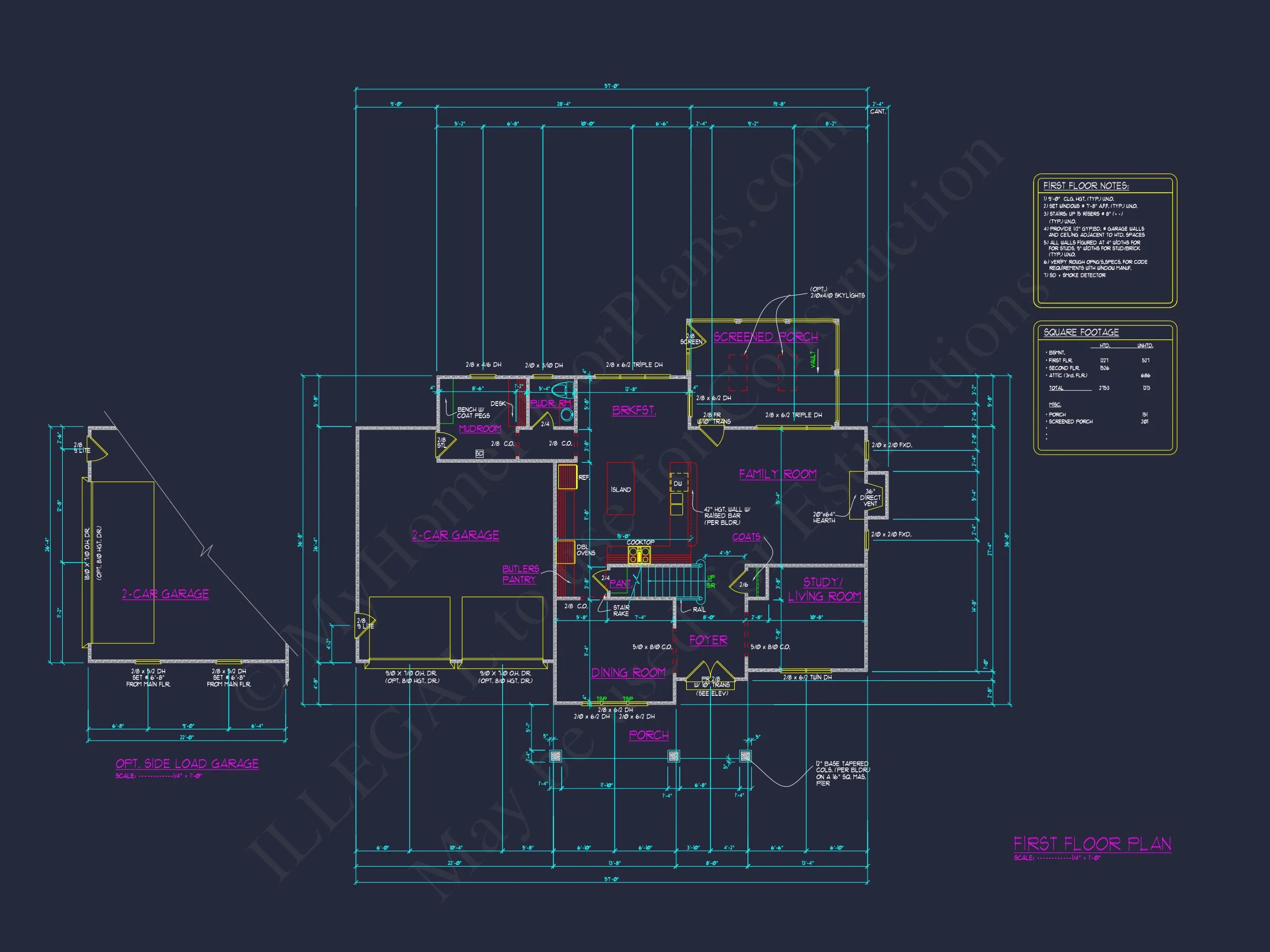 10-1823 HOUSE PLAN - Charming Craftsman House Plan with Open Floor Plan Design 13 Charming Craftsman house Plan with Open Floor Plan Design