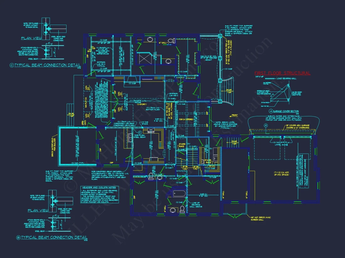 Charming 2-Story house Plan with CAD Designs and Features