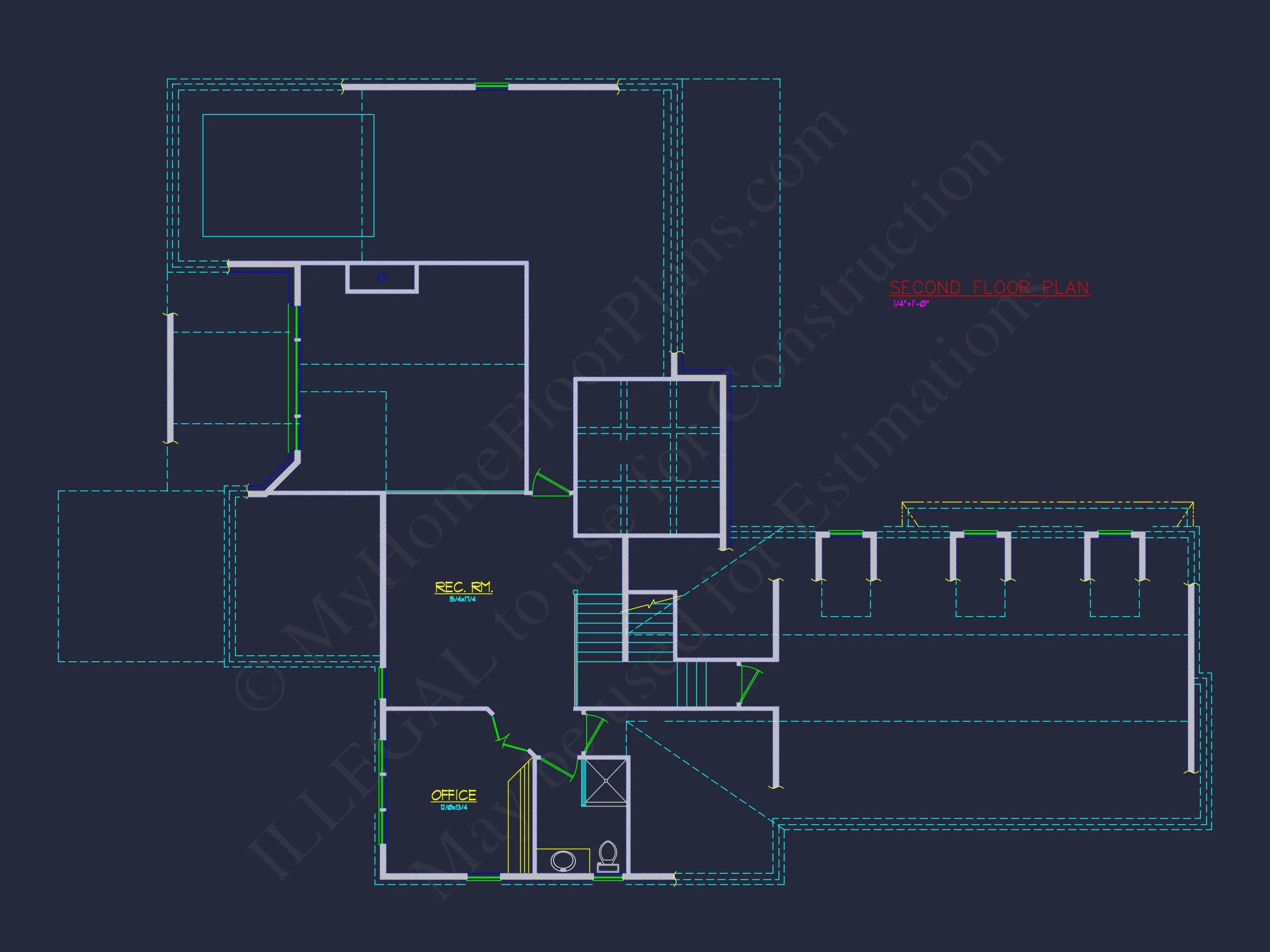 Charming 2-Story house Plan with CAD Designs and Features
