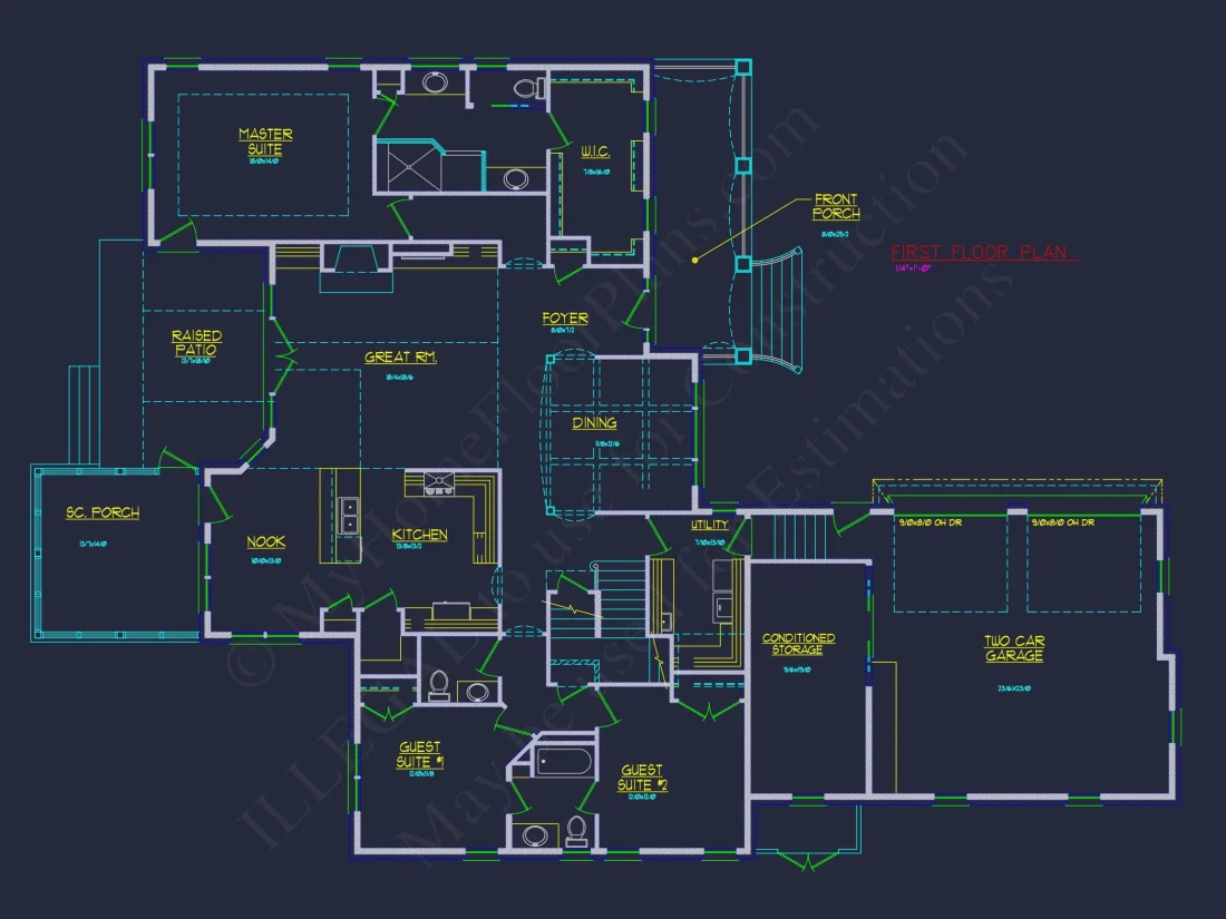 Charming 2-Story house Plan with CAD Designs and Features
