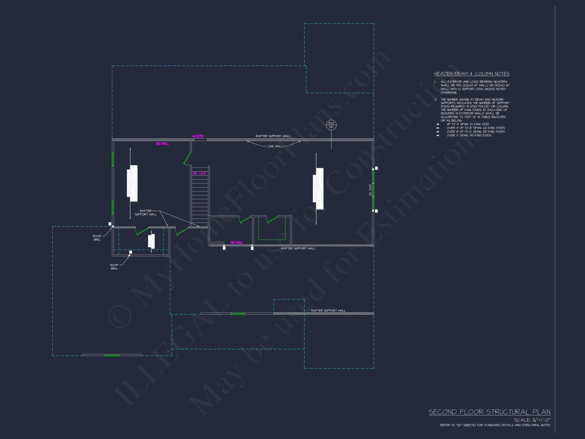 Custom house Plan with 2 Floors, CAD Designs, and Sunroom