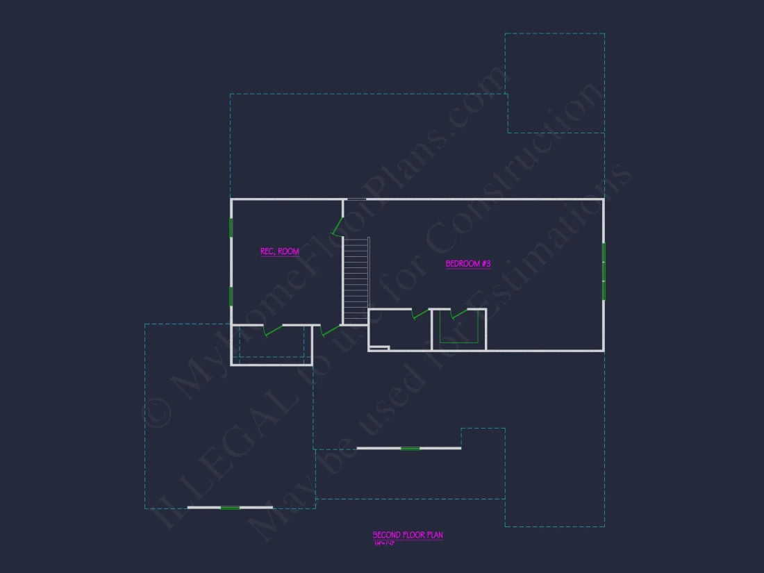 Custom house Plan with 2 Floors, CAD Designs, and Sunroom
