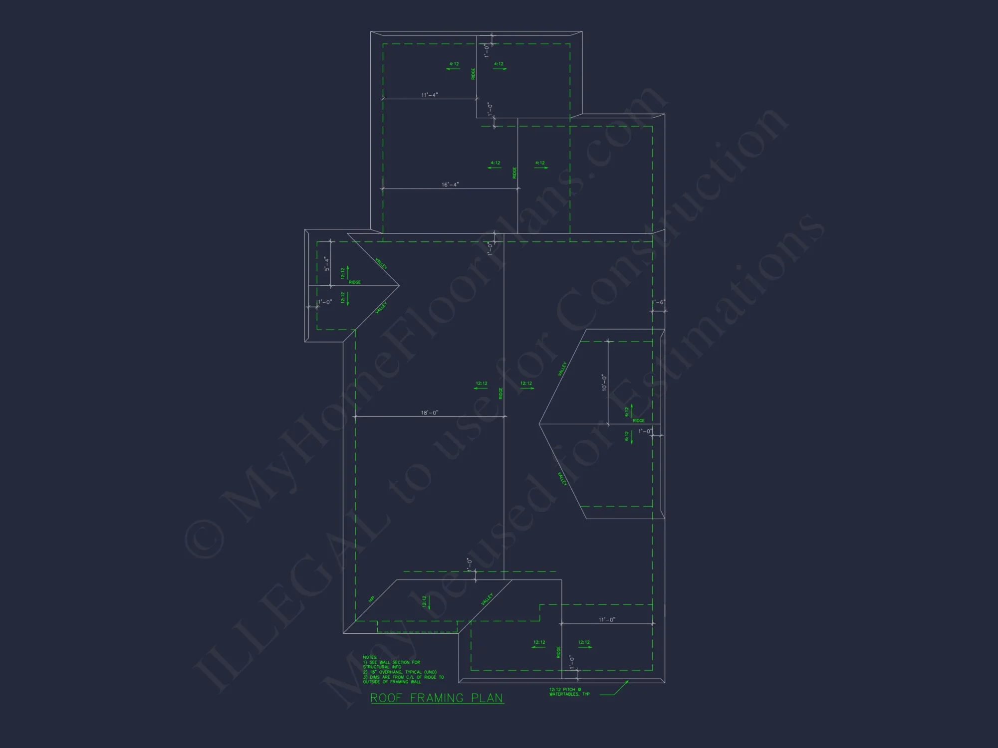2-Floor Blueprint CAD with 3 Bedrooms