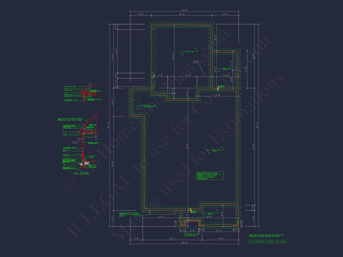 Craftsman house Plan