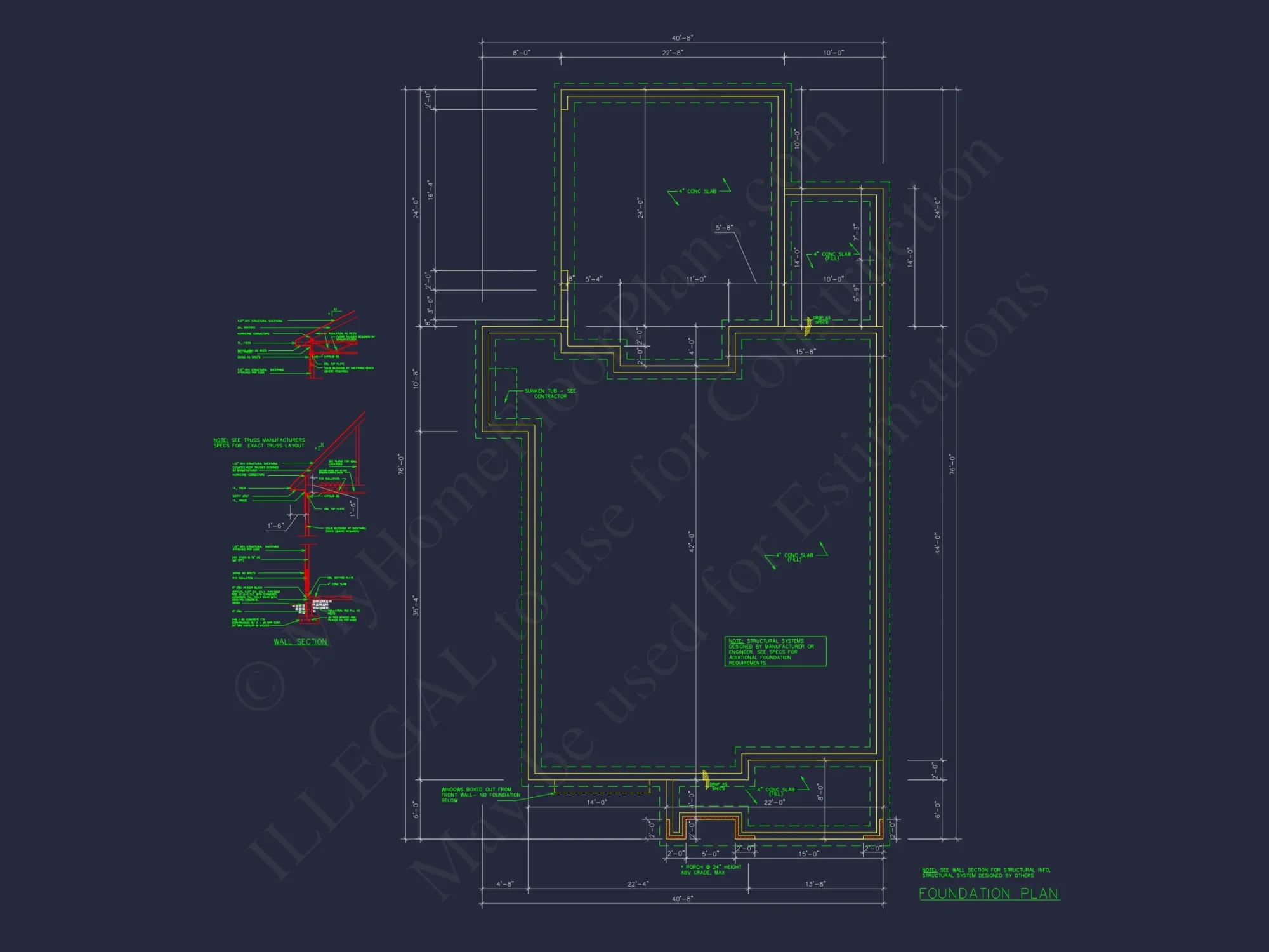Craftsman house Plan