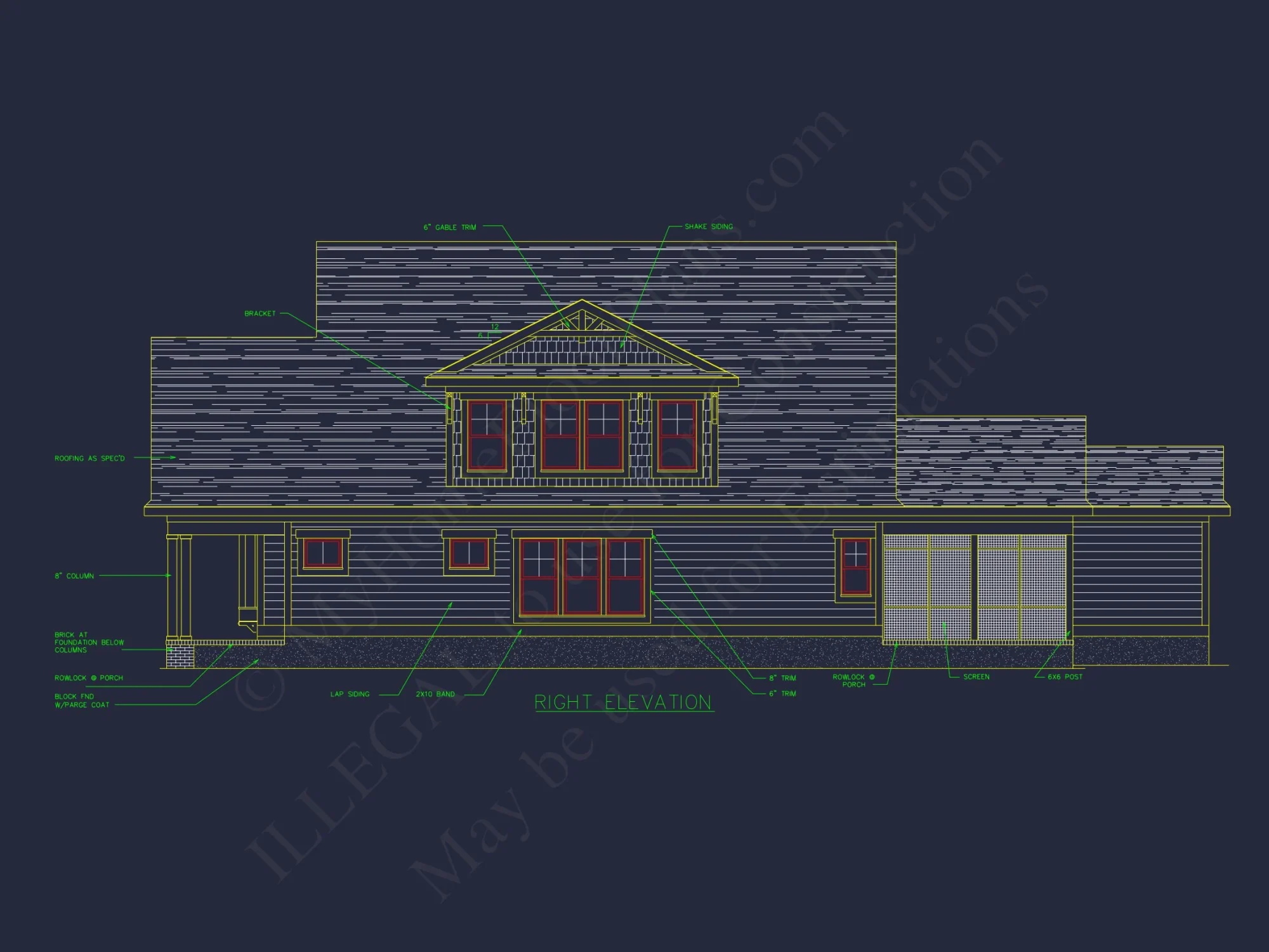 Craftsman house Plan