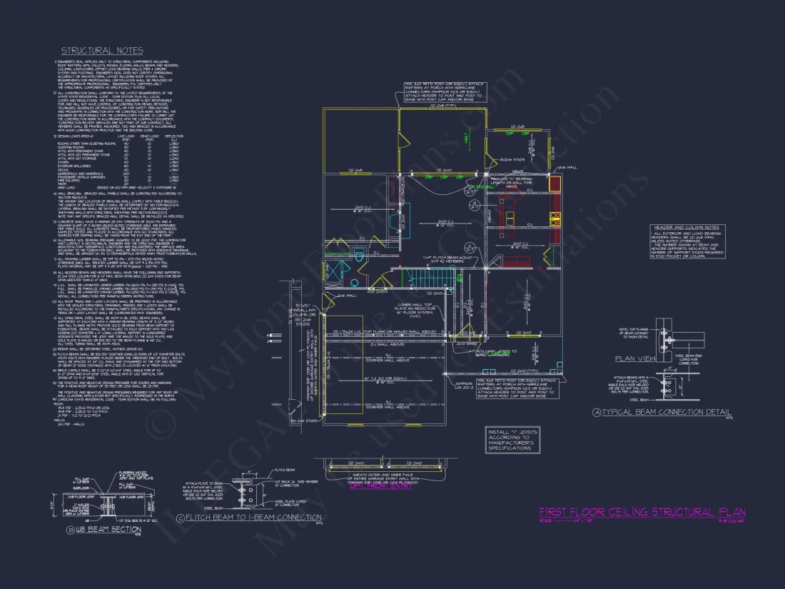 Floor Blueprint & Architecture Design