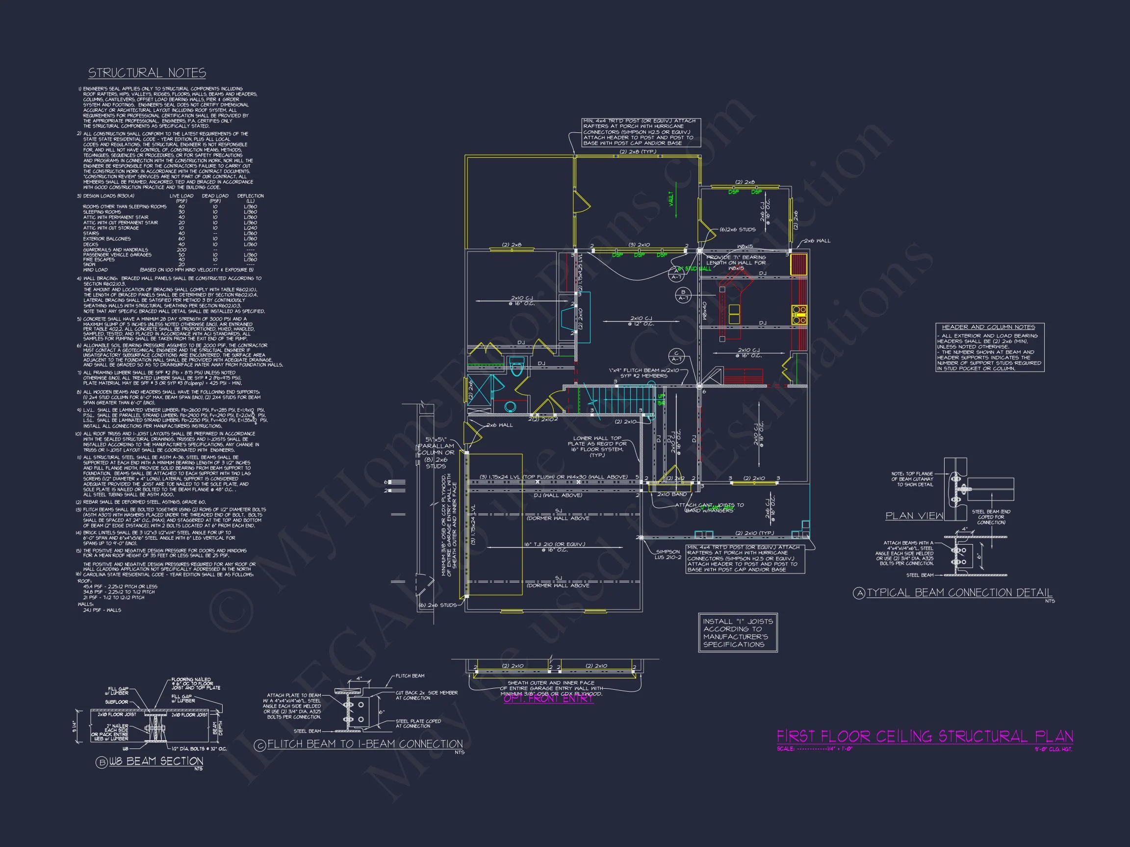 Floor Blueprint & Architecture Design