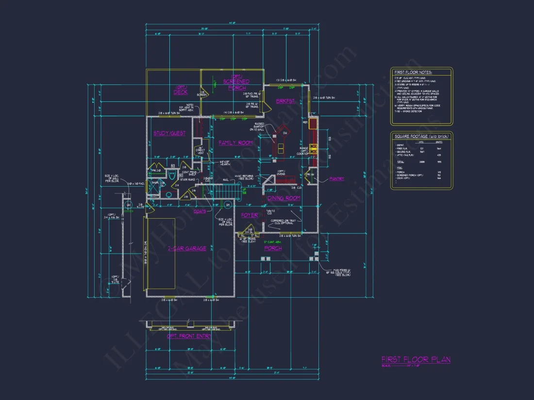Floor Blueprint & Architecture Design
