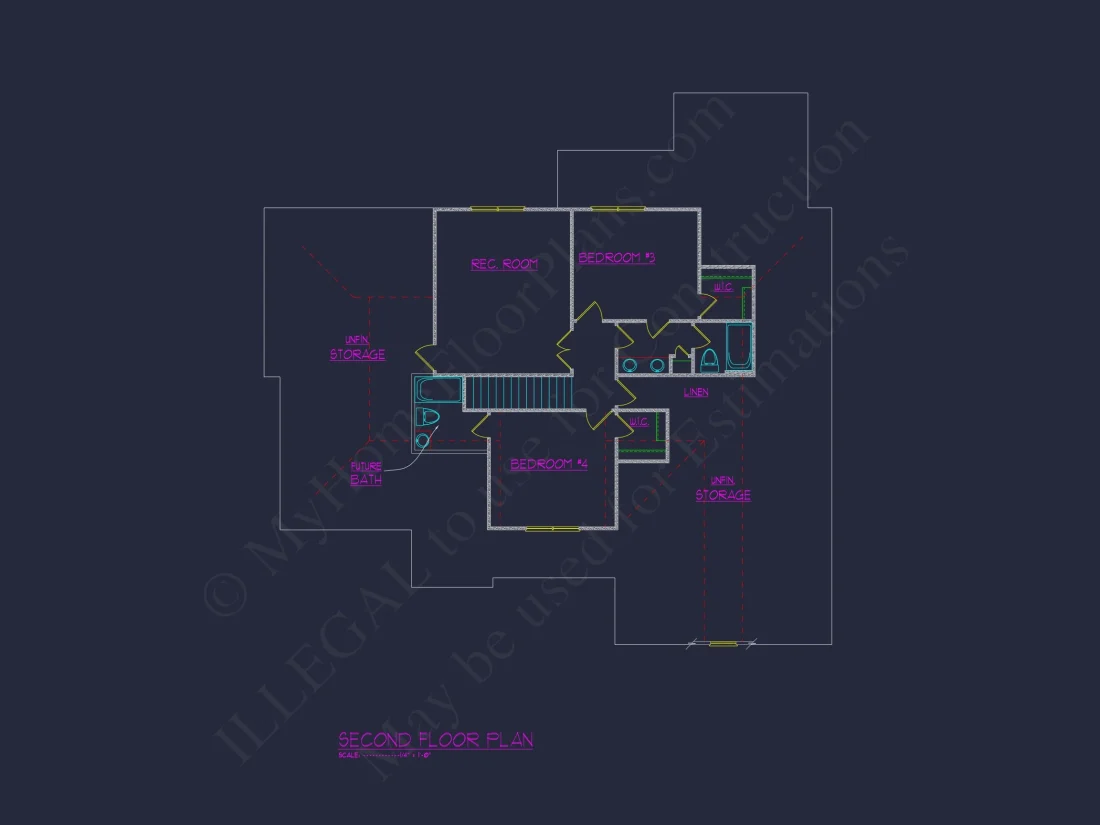 Craftsman house Plan: Stylish Floor Plan with Basement