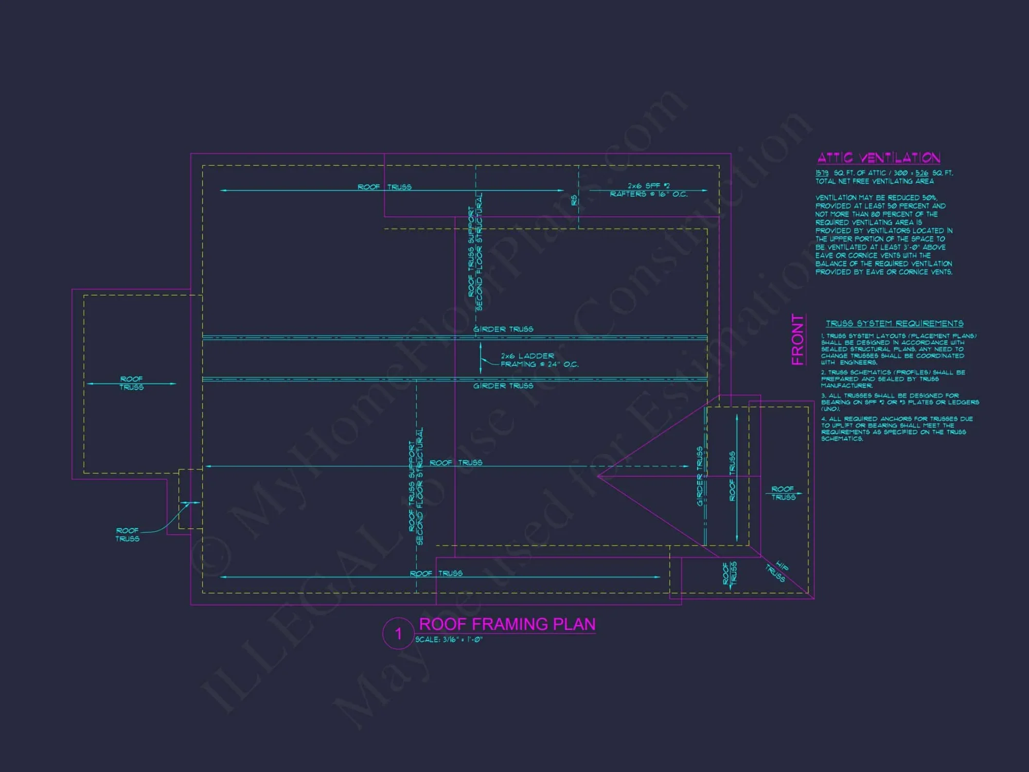 Craftsman house Plan with 4 Bedrooms and Detailed Blueprints