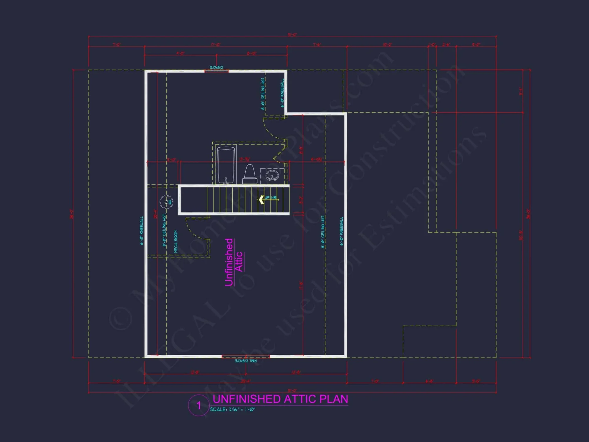 Craftsman house Plan with 4 Bedrooms and Detailed Blueprints