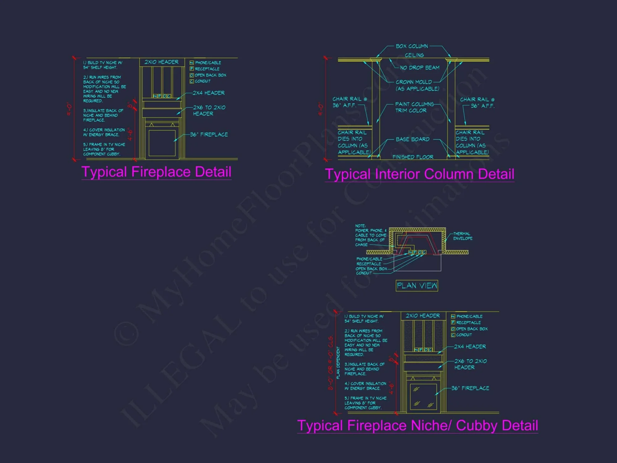 Modern Craftsman house Plan – 2 Story Custom CAD Designs