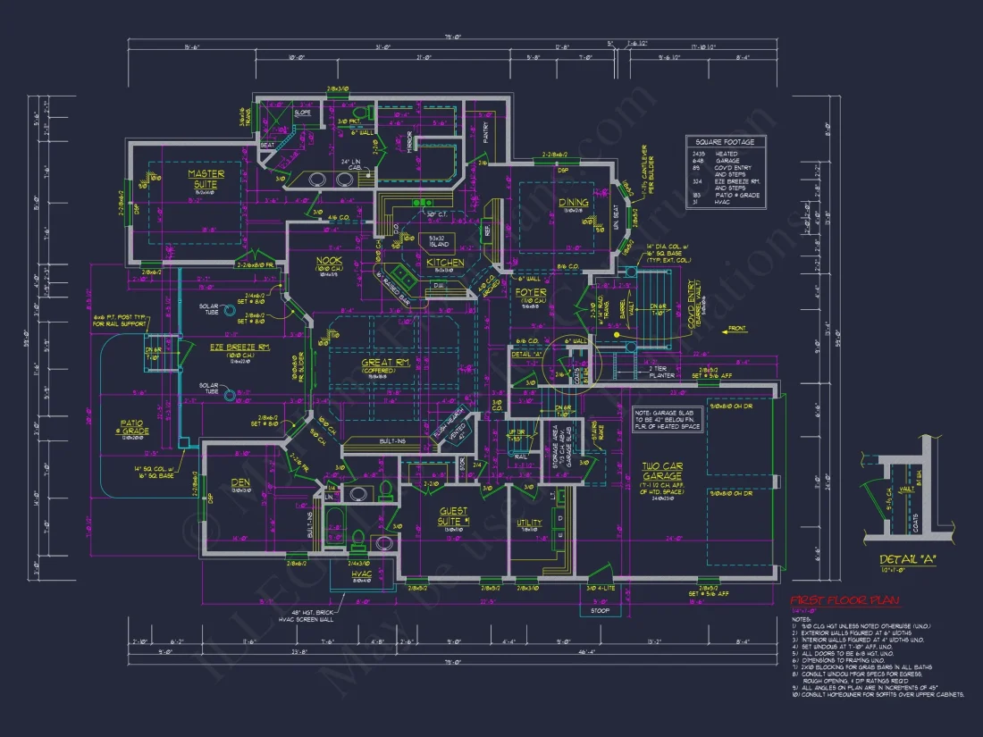 Elegant house Plan with 2 Stories, CAD Blueprints, and Design Features