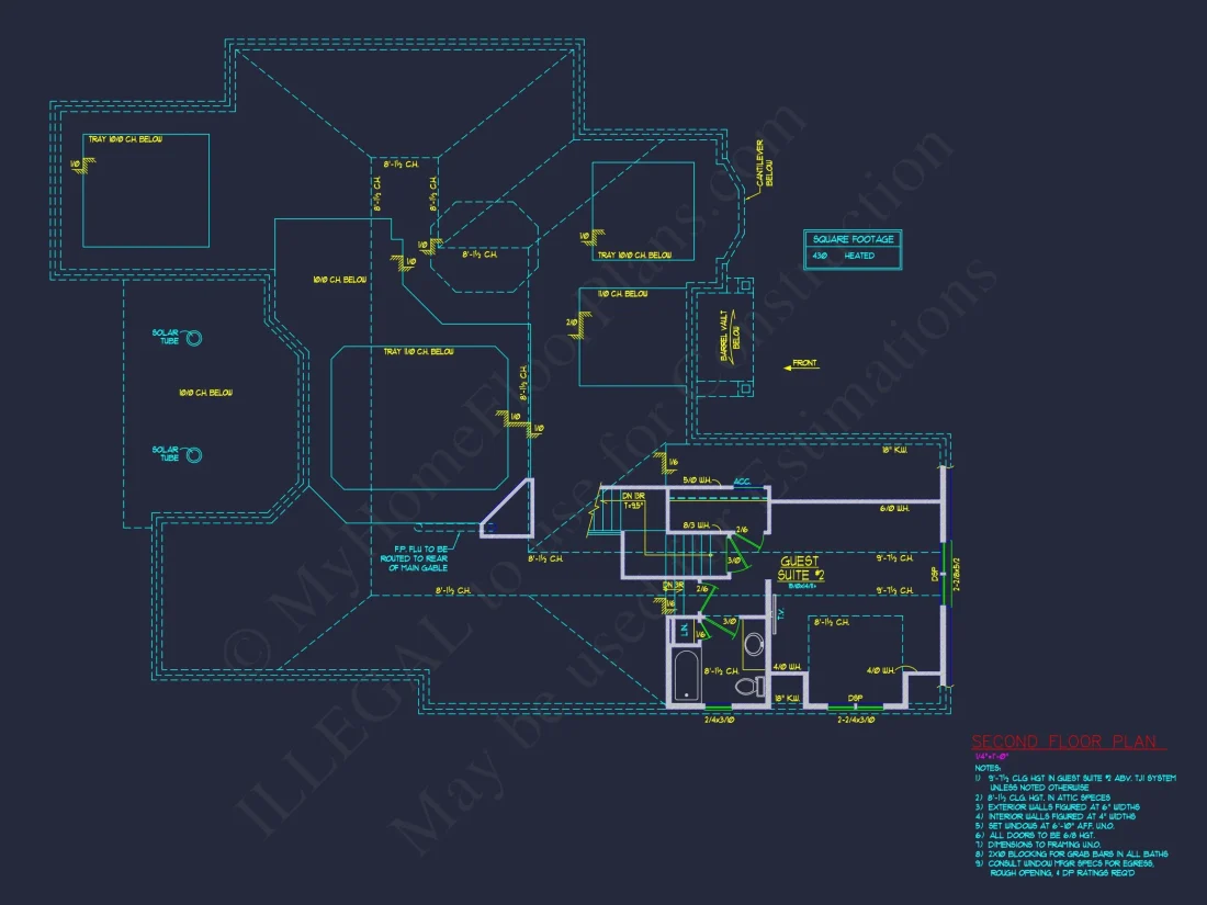 Elegant house Plan with 2 Stories, CAD Blueprints, and Design Features