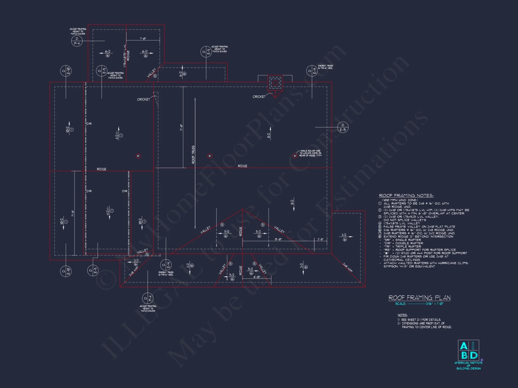 Traditional Craftsman house Floor Plan with Detailed Architecture