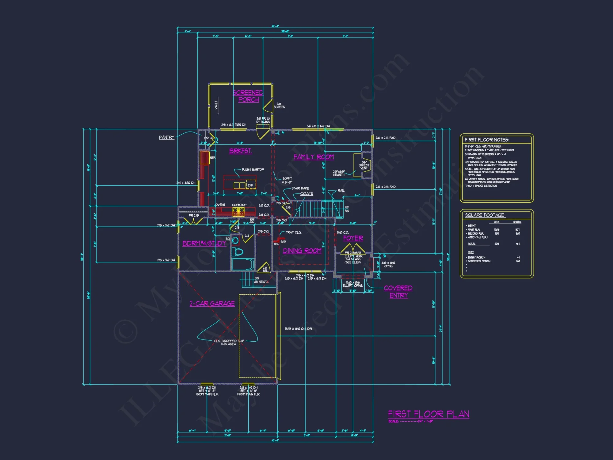 Stunning house Plan with Blueprint, Floor Plans & CAD Designs
