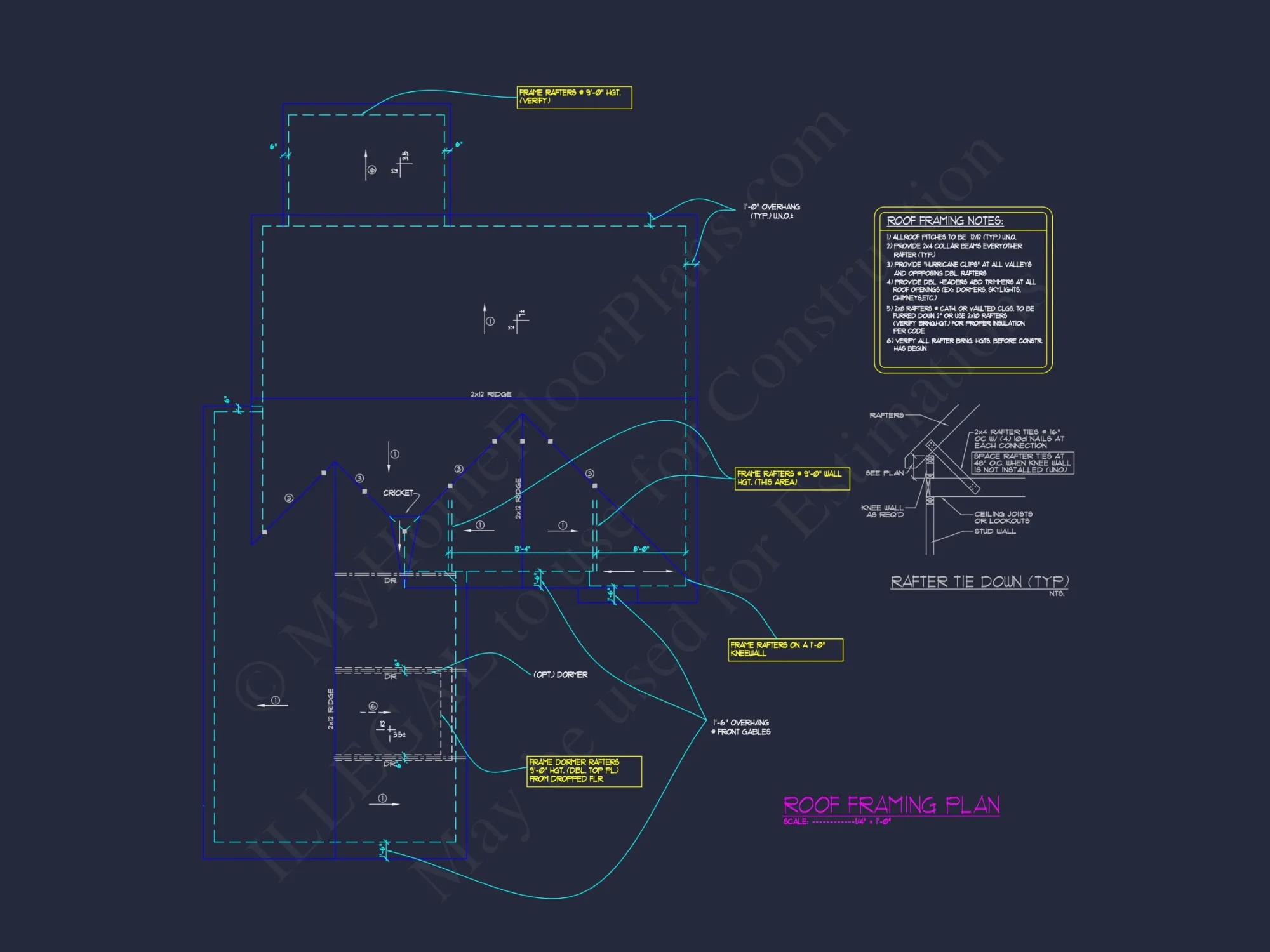 Beautiful CAD house Plan: 4 Bedroom Floor Plan with Designs