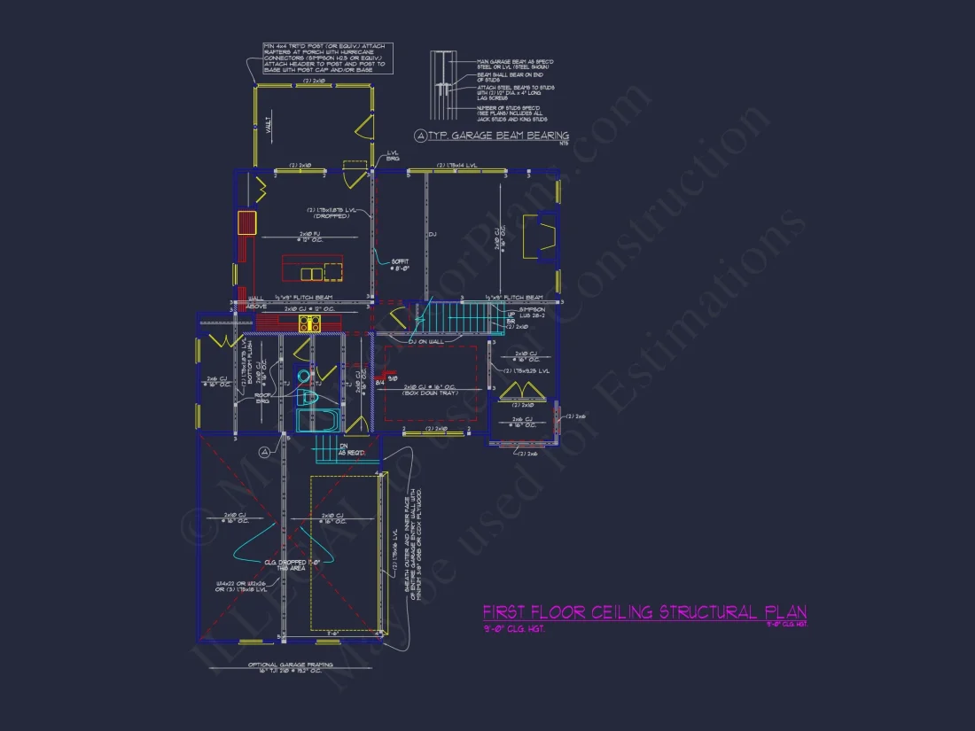Beautiful CAD house Plan: 4 Bedroom Floor Plan with Designs
