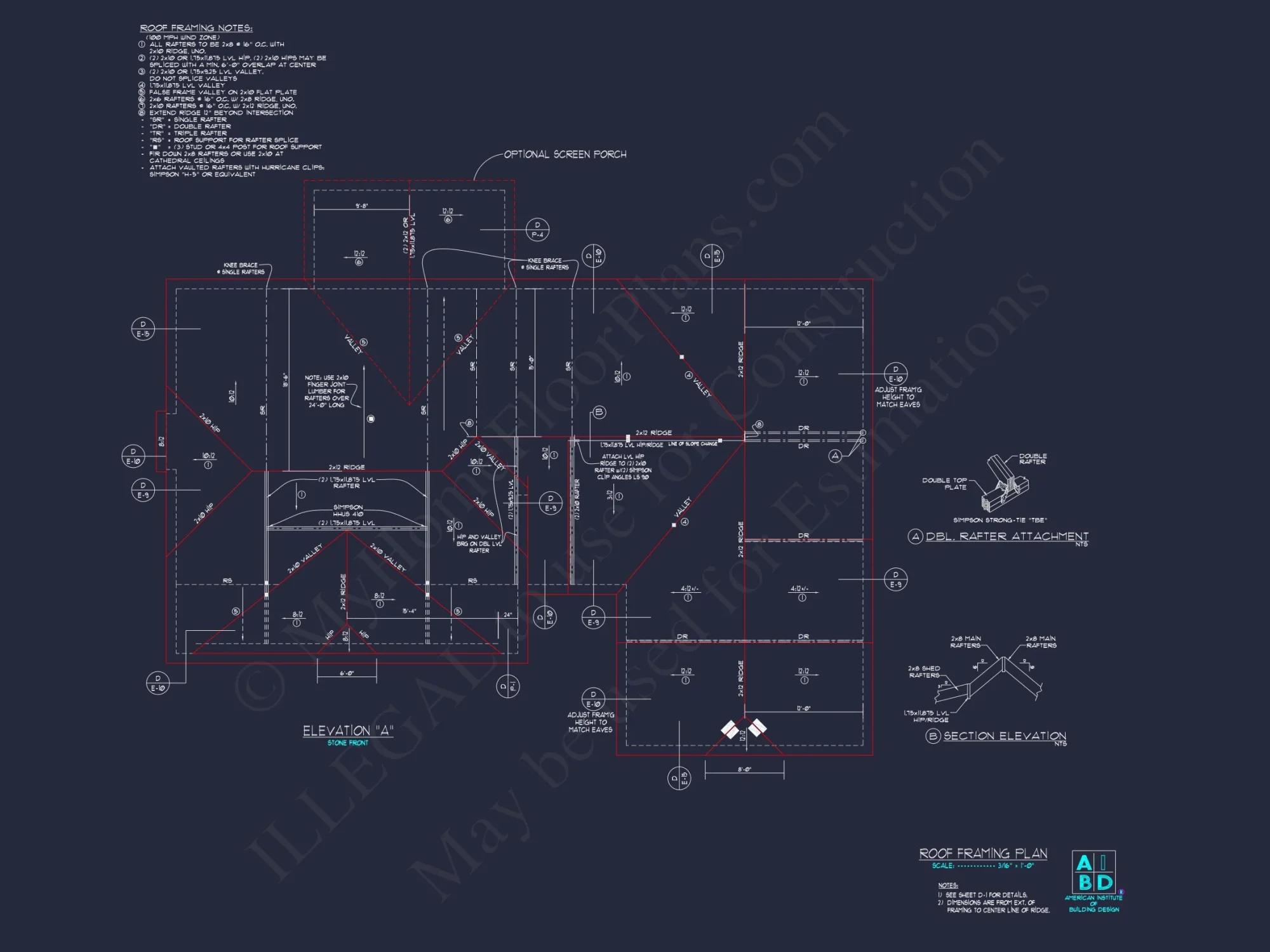 Customizable house Plan with 2 Floors & Colonial Farmhouse Design