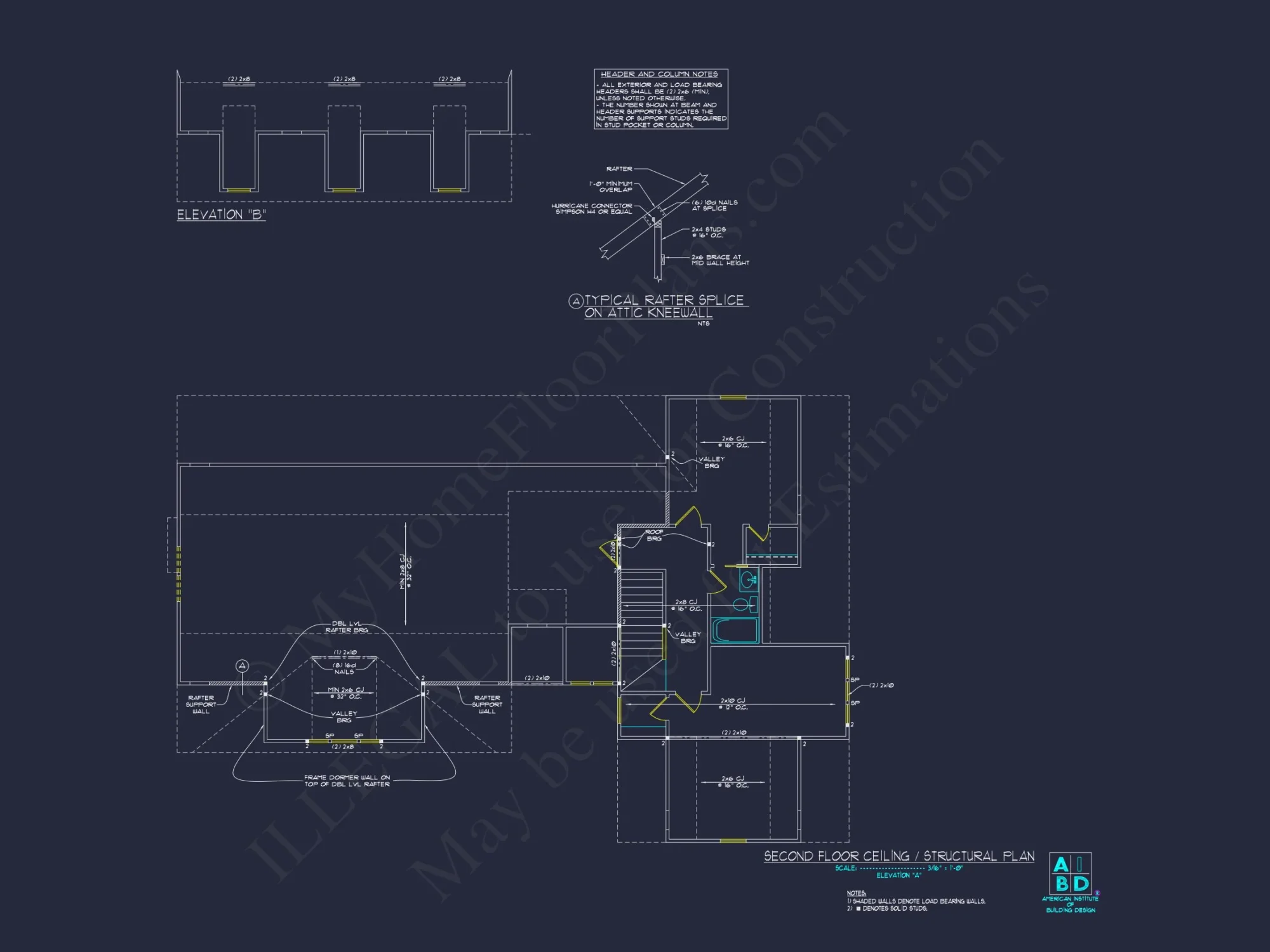 Customizable house Plan with 2 Floors & Colonial Farmhouse Design