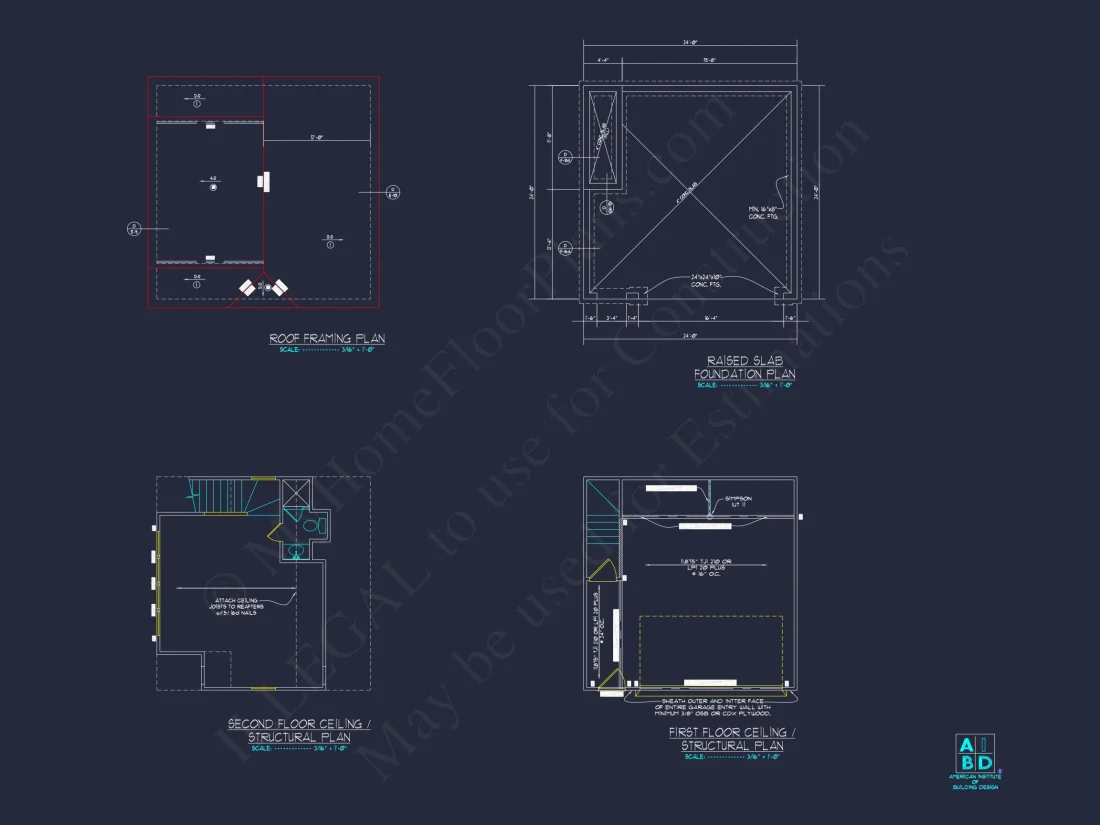Customizable house Plan with 2 Floors & Colonial Farmhouse Design