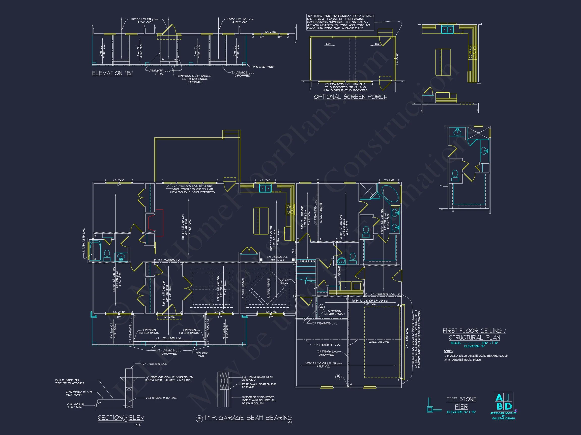10-1642 HOUSE PLAN - Customizable House Plan with 2 Floors & Colonial Farmhouse Design 21 Customizable house Plan with 2 Floors & Colonial Farmhouse Design