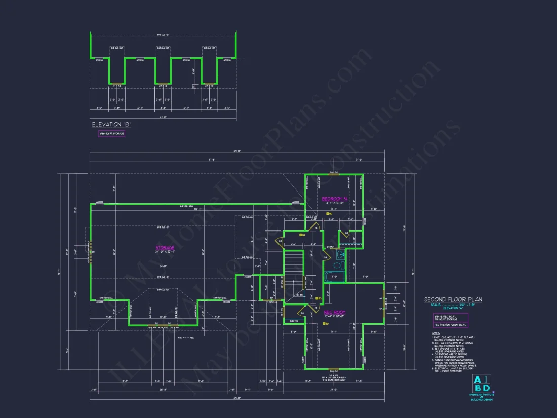Customizable house Plan with 2 Floors & Colonial Farmhouse Design