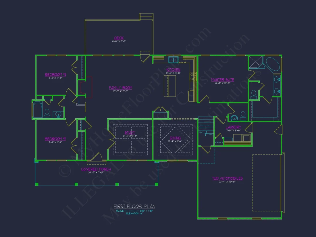 Customizable house Plan with 2 Floors & Colonial Farmhouse Design