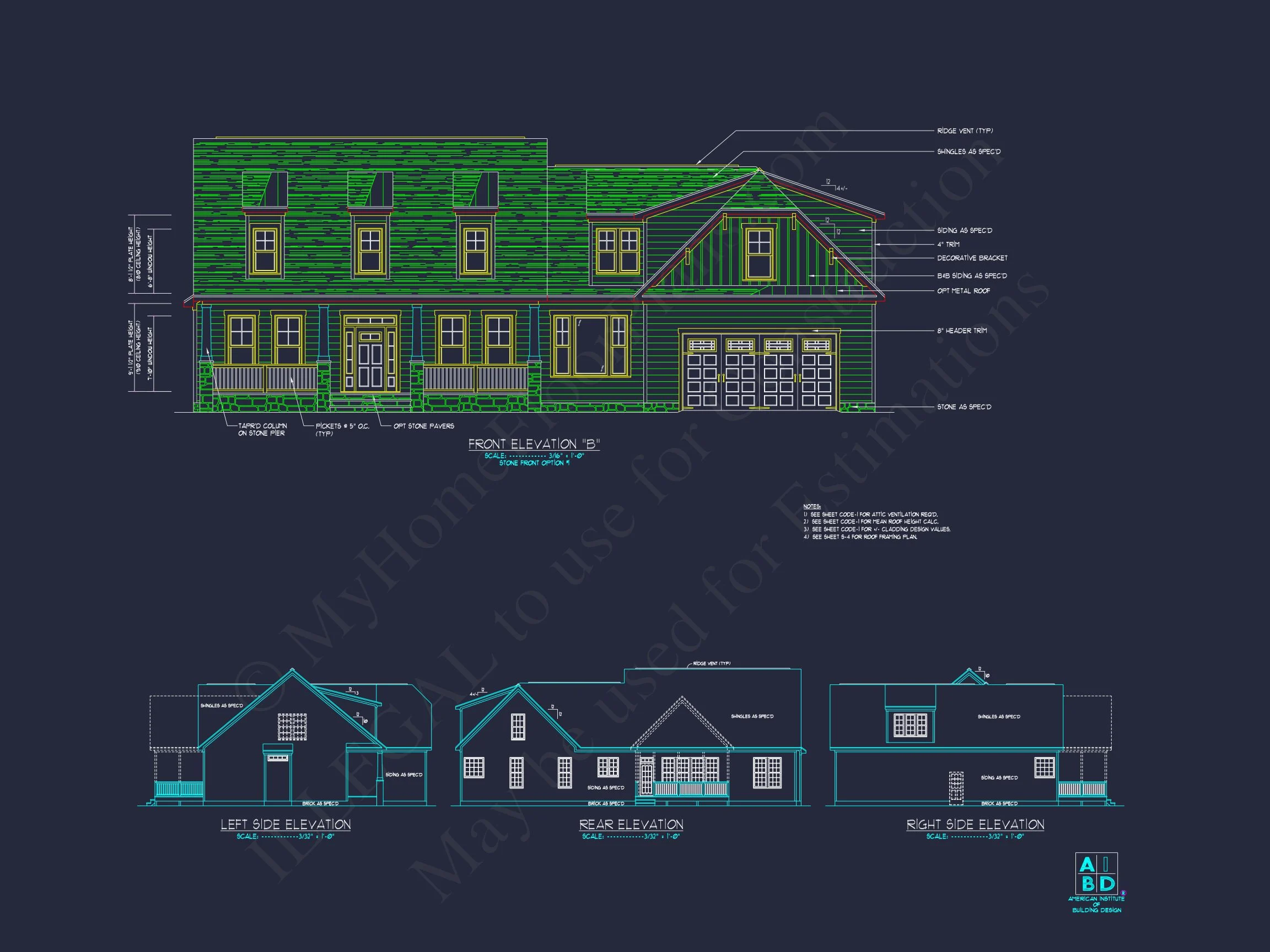 10-1642 HOUSE PLAN - Customizable House Plan with 2 Floors & Colonial Farmhouse Design 11 Customizable house Plan with 2 Floors & Colonial Farmhouse Design